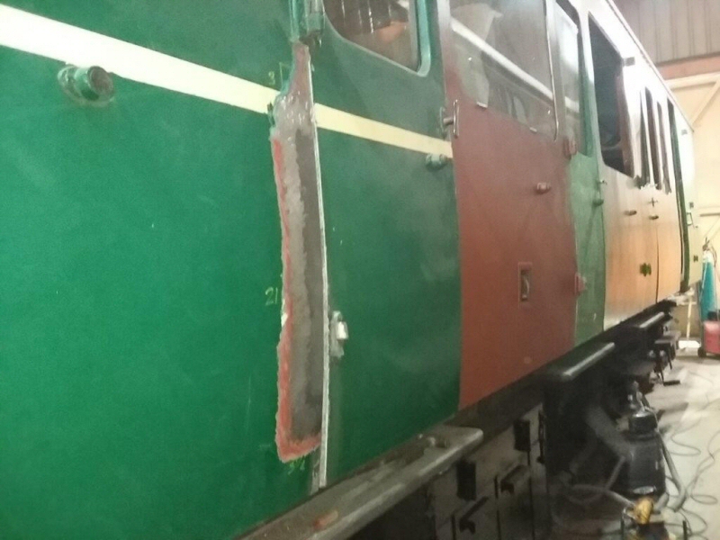 Class 127 replacement of corroded steel in the body side